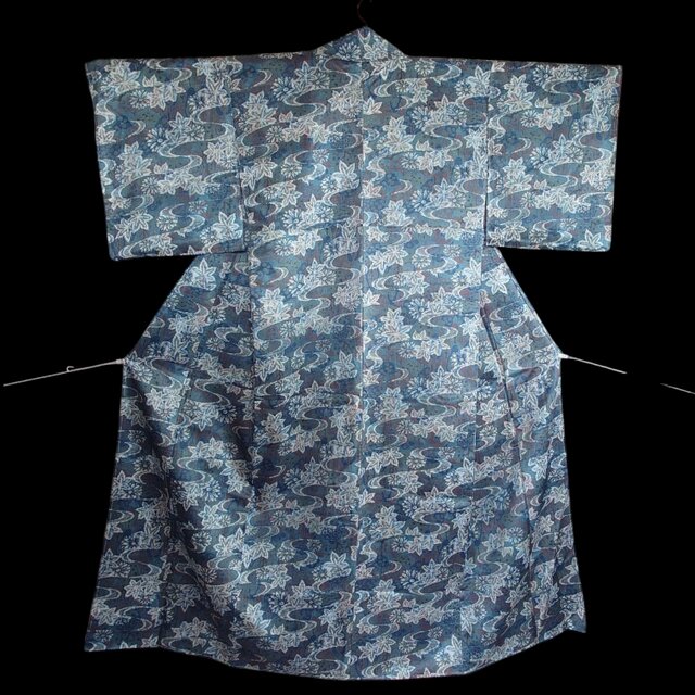 32 大島紬 日傘 ワンタッチオープン コサージュ＆ヘアゴム付 着物リメイク 32 日傘 ワンタッチオープン 着物リメイク 大島紬 コサージュ