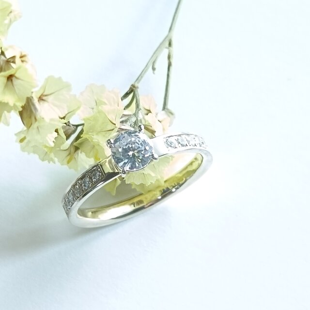 SV925] Sekka-雪華- 雪の結晶 エンゲージリング 婚約指輪 プロポーズ