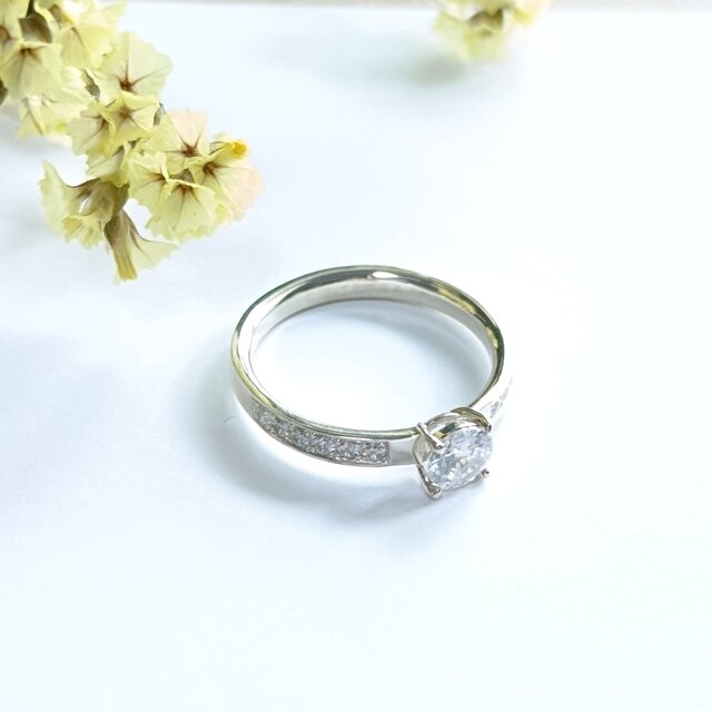 SV925] Sekka-雪華- 雪の結晶 エンゲージリング 婚約指輪