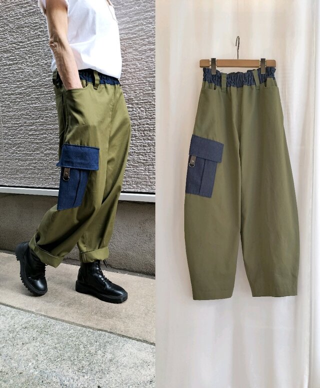 はくだけで決まる！』バレルレッグパンツ♥コットン100% | iichi 日々