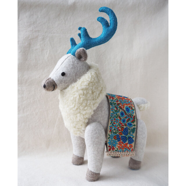 トナカイさんѰ*・●・*Ѱ 受注制作】トナカイさん | iichi 日々の暮らしを心地よくする