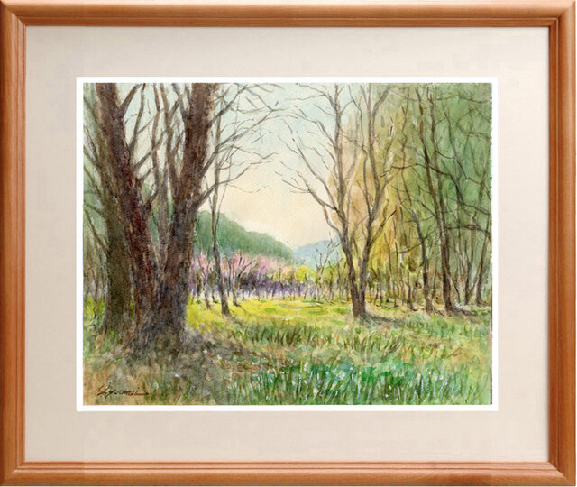 ヴィーヴィ・ ケンパイネン　「はじめまして 」 水彩画 ヴィーヴィ・ ケンパイネン 「はじめまして 」 水彩画