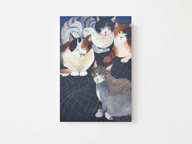 いとをさま専用ページ【絵画】猫 「野良猫ギー子」 いとをさま