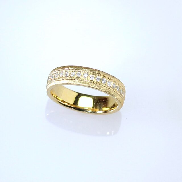 K18YG ダイヤモンドリング type10