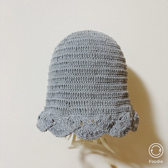 コットンのチューリップハット