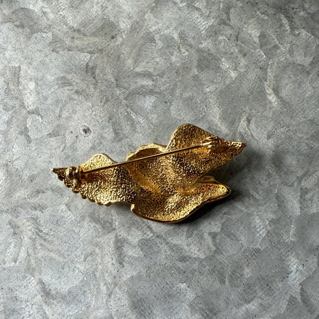 SC138-ヴィンテージブローチ U.S.A. 70 〜80s Gold-tone Angel