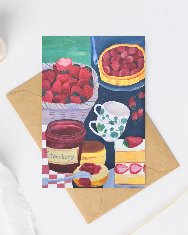 （26）イチゴの季節　ポストカード　3枚セット