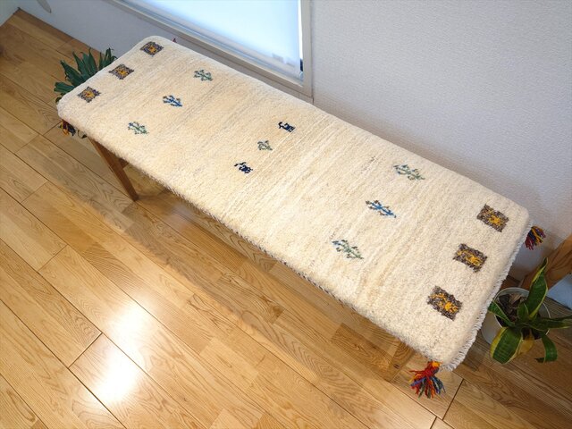 120x42cm ペルシャギャッベ ランナー (ギャベ) ペルシャ絨毯 ギャッベ 120x42cm ペルシャギャッベ ランナー (ギャベ) ペルシャ絨毯 ギャッベ