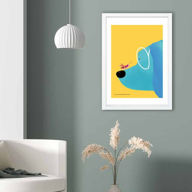 A4　イラストポスター 20点セット A0197/線画/アートポスター【 A4 / A3 / A2 / A1 サイズ