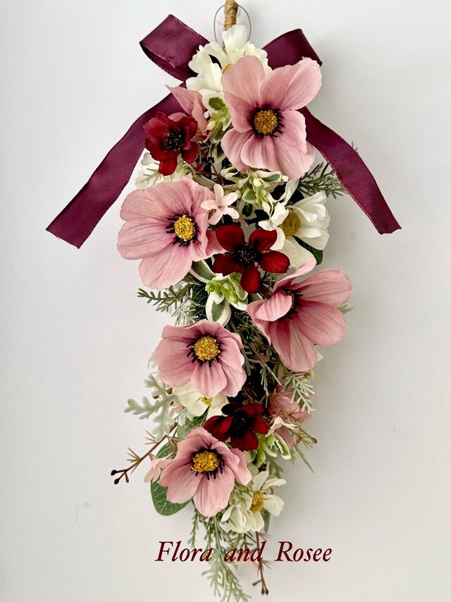 小さな木のスワッグ＊ガーランド 縦長 ガーランド スワッグの通販 by み～か's shop｜ラクマ