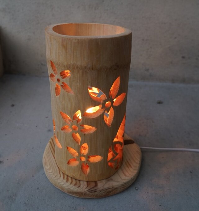 竹灯り・竹あかり・竹灯籠 ～～ 癒しの灯り ☆紅葉帯☆～～ | iichi