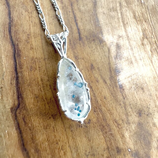 Paraiba Quartz Necklace