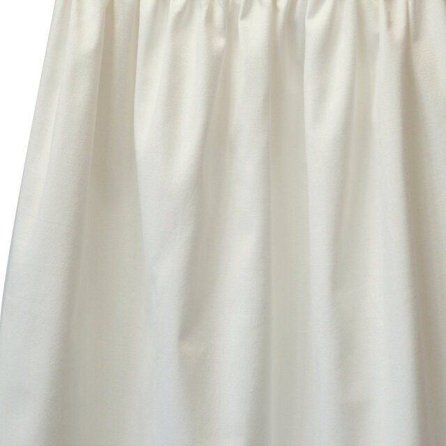 新品◯プリスティン◯コットンリネンフリンジギャザースカート　ロング コットンリネンフリンジギャザースカート ロング – PRISTINE