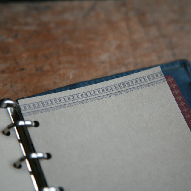 活版印刷 REFILL (MINI6） 〔retro pattern series〕 | iichi 日々の