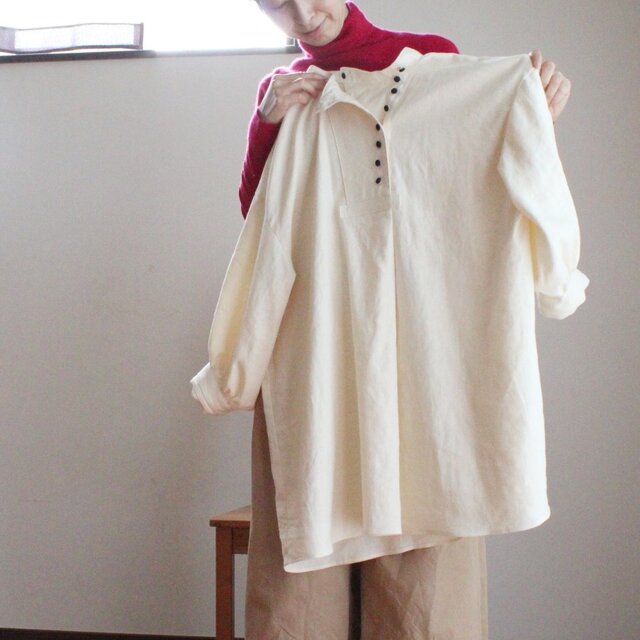 リネン チュニック キナリ | iichi 日々の暮らしを心地よくする