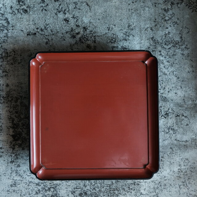 味のあるお品物◆時代物　朱塗脚付き四本足膳　古物　古民家　骨董・antiques　江戸期　i2