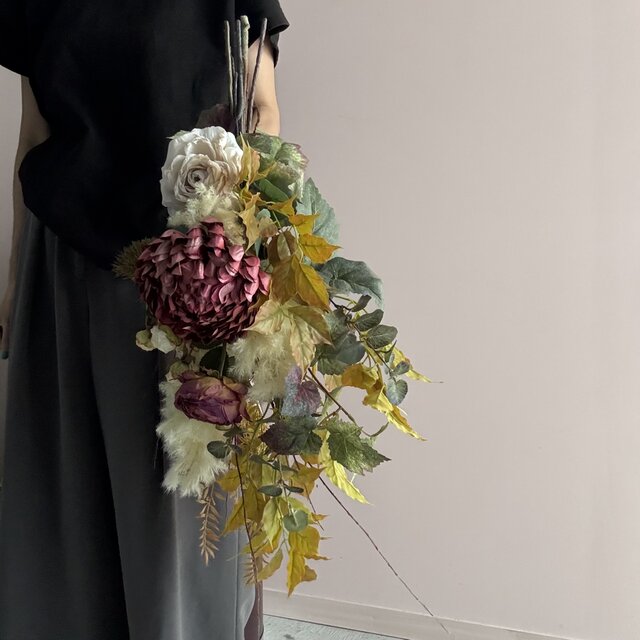 迫力の70cm！《和室にも》ドライフラワーのようなアンティーク