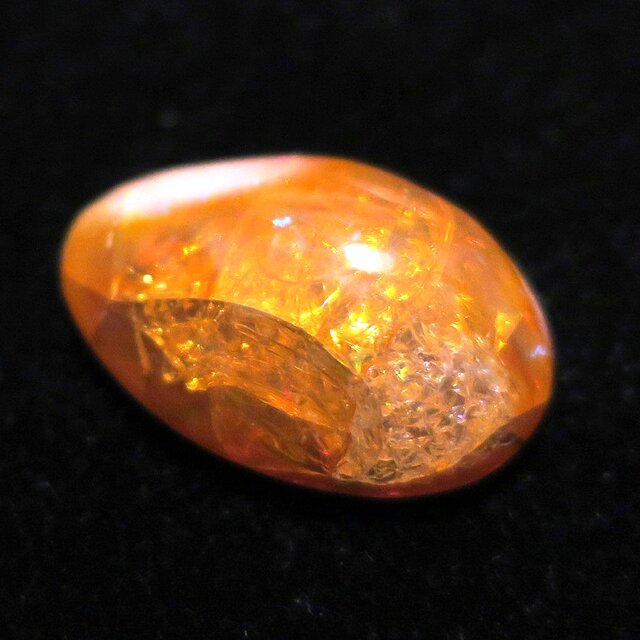 ウェロオパール 天然石 大きめ ルース 61.60ct 【秋色】虹