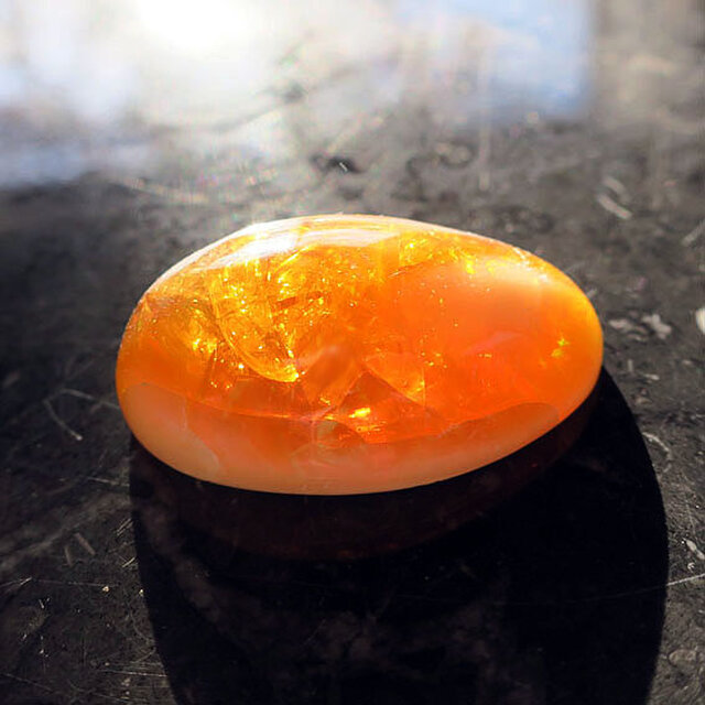 天然石☆ファイヤーオパールルース 火蛋白石 オーバル 1ct 天然石☆ファイヤーオパールルース 火蛋白石 オーバル 1ct