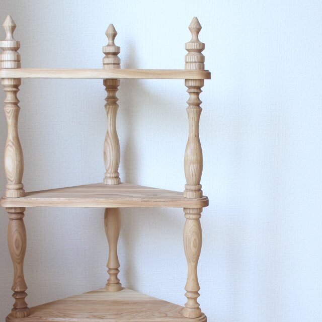 コーナー飾り棚｜4段棚 | iichi 日々の暮らしを心地よくする