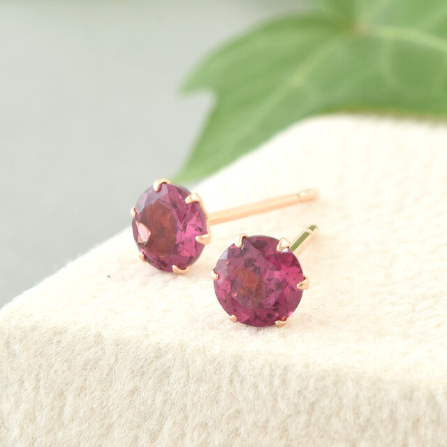 K10 ロードライト ガーネット ピアス CK040CIBSN