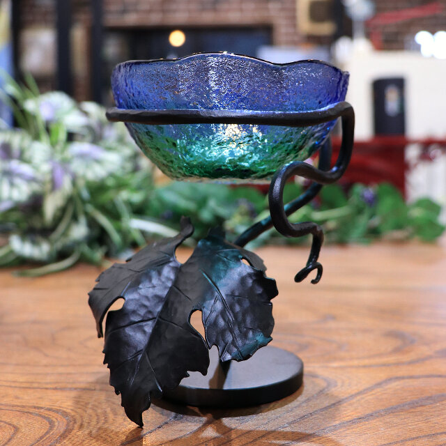 アイアンキャンドルスタンド（1枚葉）1個