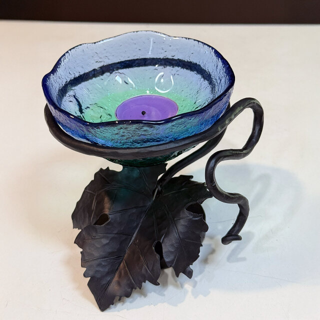 アイアンキャンドルスタンド（1枚葉）1個 | iichi 日々の暮らしを