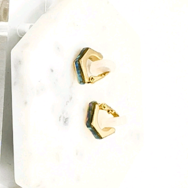 ナチュラルカラー螺鈿のイヤーカフ2245