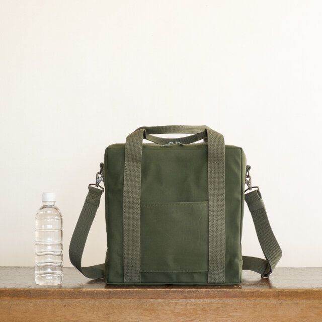 スクエア2wayショルダー M オリーブドラブ / 9号帆布 | iichi 日々の