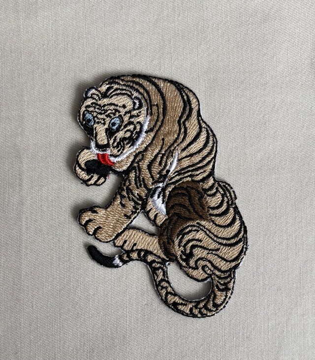 美品　トキワ手芸 刺繍絵 虎 美品 トキワ手芸 刺繍絵 虎