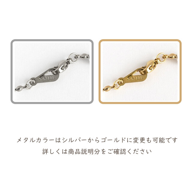 4mmオニキス＊120cmロングネックレス】サージカルステンレス 316 金属