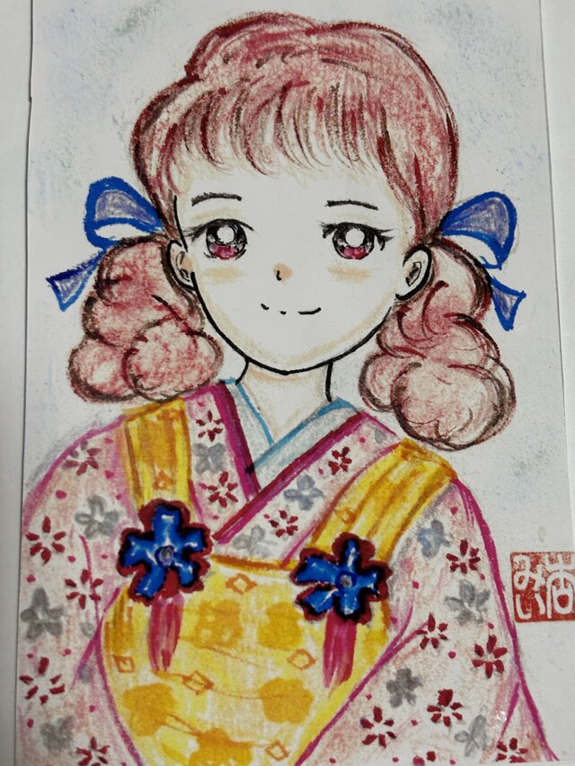 可愛い着物姿を