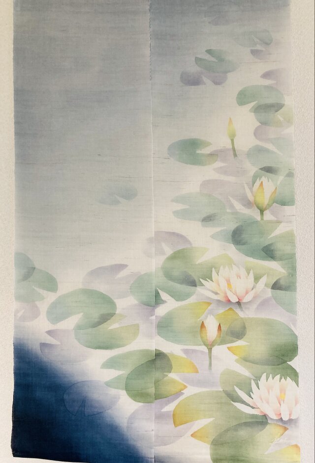 麻のれん「睡蓮」