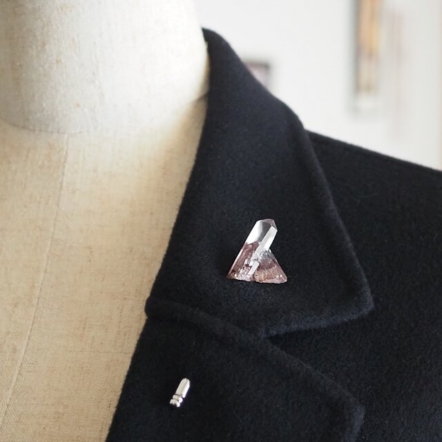 レッドクォーツブローチ №2