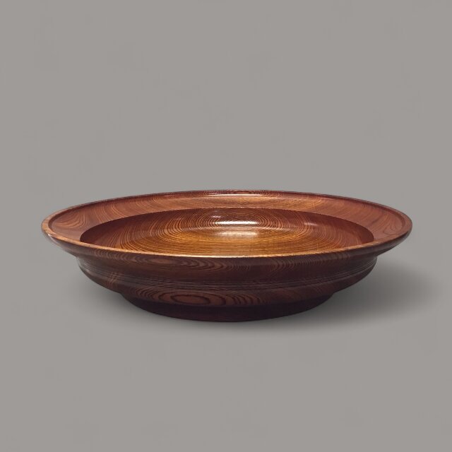 本欅　拭き漆盛り器