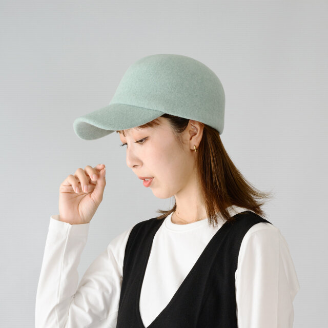 ウールキャップ キャップ ウール 帽子 YOKOI BERET ミント [YO-BR009-MIN]