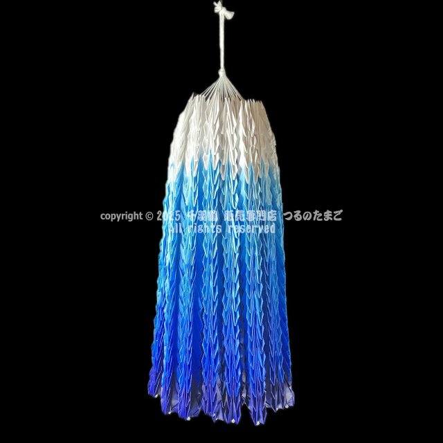 【7.5cm角】七七七千羽鶴（縁起のいいスリーセブン）グラデーションが美しい富士山