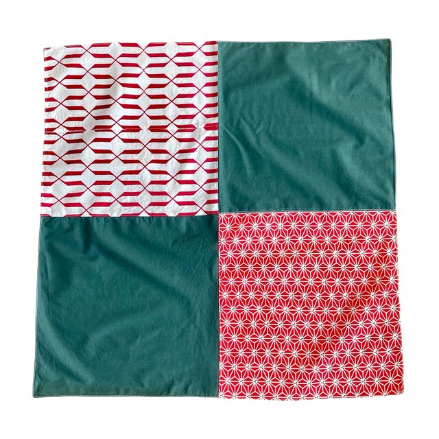 風呂敷【送料込み】古布リメイク　グリーン