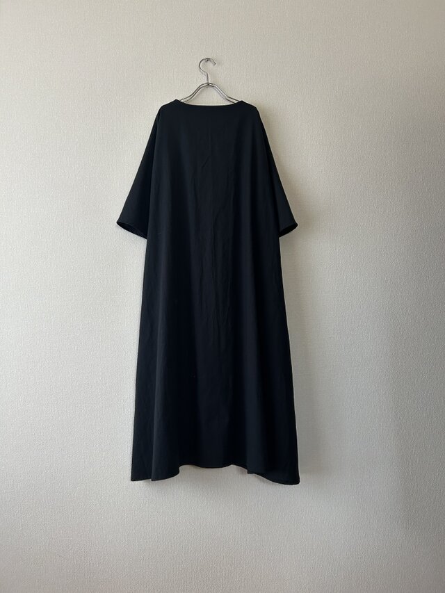 美品 Pont de Chalons 麻100% リネン ワンピース バイカラー セール】 【麻製品染め】ロングワンピース /洗える （ロング