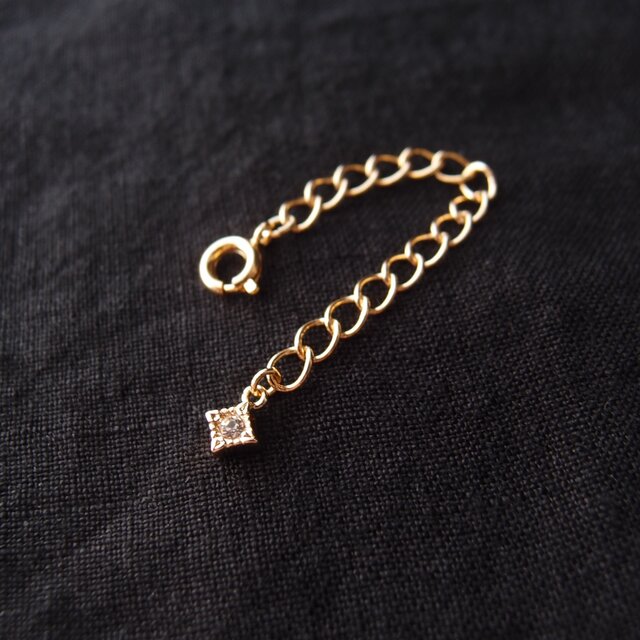延長アジャスター／ダイヤ（5cm〜）【GOLD colour】