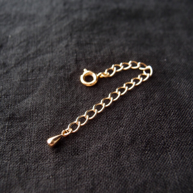 延長アジャスター／雫（5cm〜）【GOLD colour】