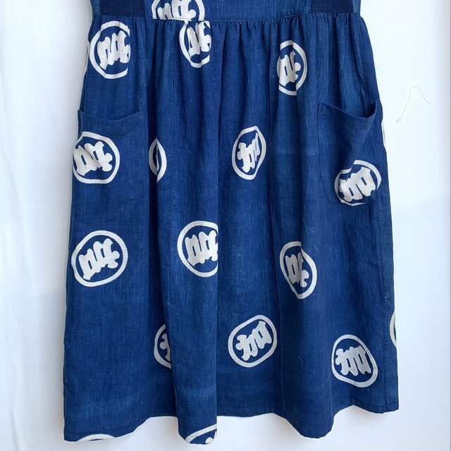 古布のジャンパースカート | iichi 日々の暮らしを心地よくする