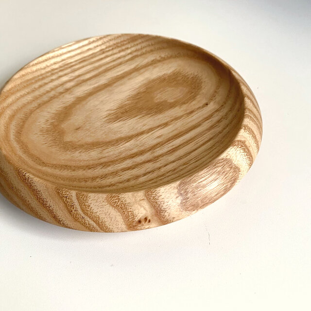 タモの皿　Φ16cm　　パン皿　菓子皿