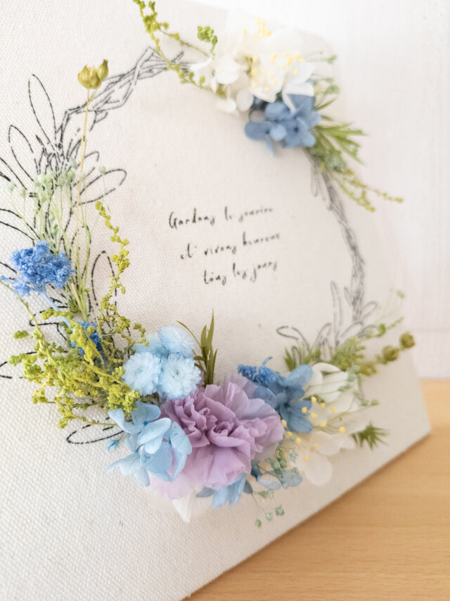 ふるさと納税 埼玉県 白岡市 プリザーブドフラワーアレンジ　M　＜グリーン＞