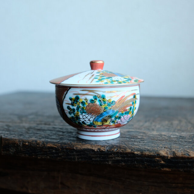 サマー特価￥1000→￥550】花と鳥◇おじさんも可愛い。 色絵金彩