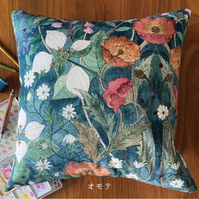ﾐ ｻ ﾄ ﾉ ﾓ ﾘ｜絵やお花を飾るように愛用したいクッションカバー