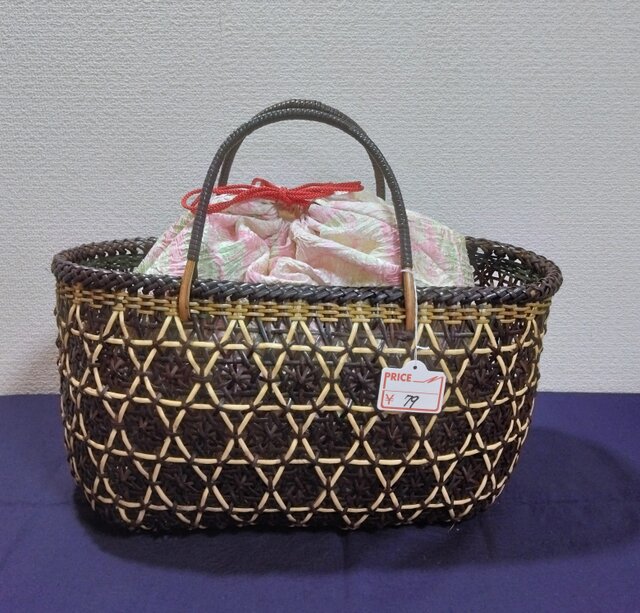 皮籐のバック　79 皮籐のバック 79 | iichi 日々の暮らしを心地よくするハンドメイドや