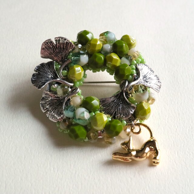 ねこの散歩道　いちょう並木の下で　晩夏＊最後の1点