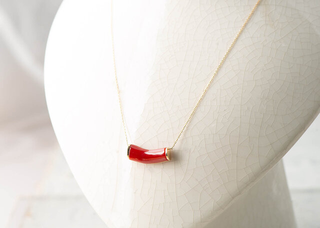 深紅が映える、血赤珊瑚のネックレス | iichi 日々の暮らしを心地よく