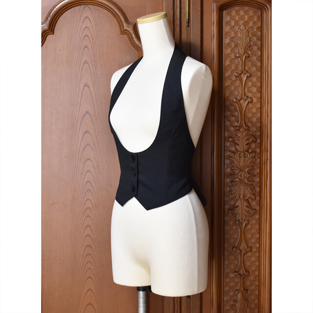 【I様オーダー】バックリボンカマーベスト